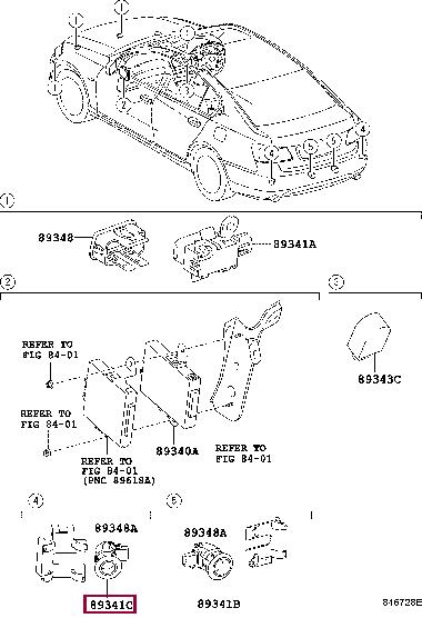 Toyota 89341-30010-J6 MESSWERTAUFNEHMER AB 8934130010J6 8934130010J6 Toyota MESSWERTAUFNEHMER AB