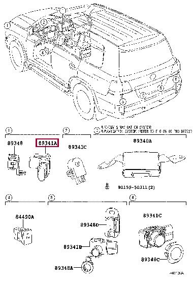 8934133160E3 Toyota Parking sensor