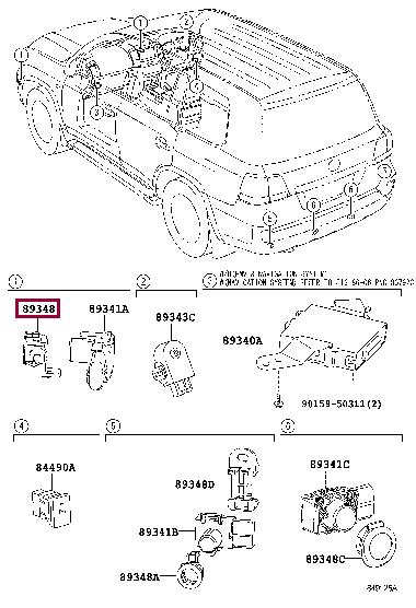 8934833060C6 Toyota Parking Sensor Fixture
