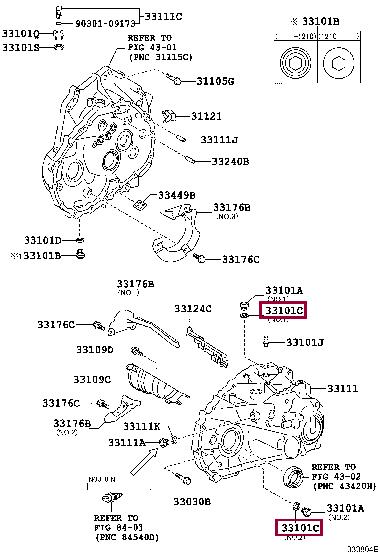 Toyota 90044-30237 Differential gasket 9004430237