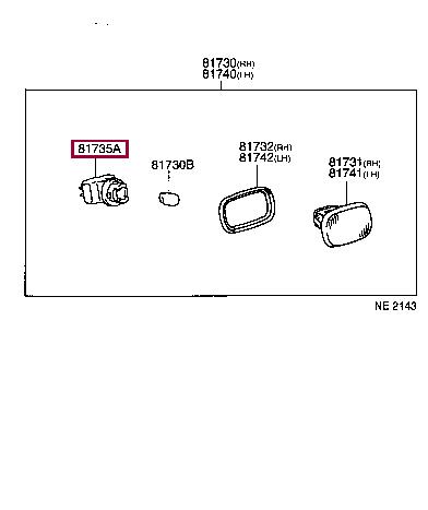 9007599012 Toyota SOCKET PLUG