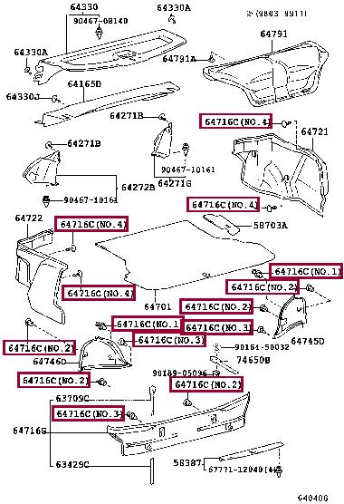 9008046231C1 Toyota Clip