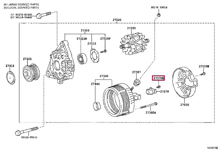 9009900197 Toyota Bolt
