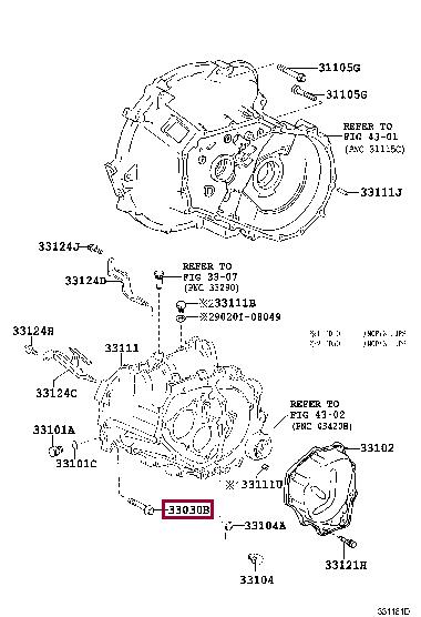 Bolt Toyota 90105-08086