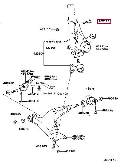 9010517001 Toyota Bolt