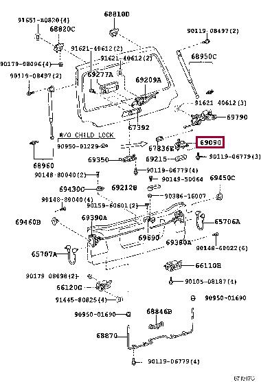 6909060020 Toyota Auto part