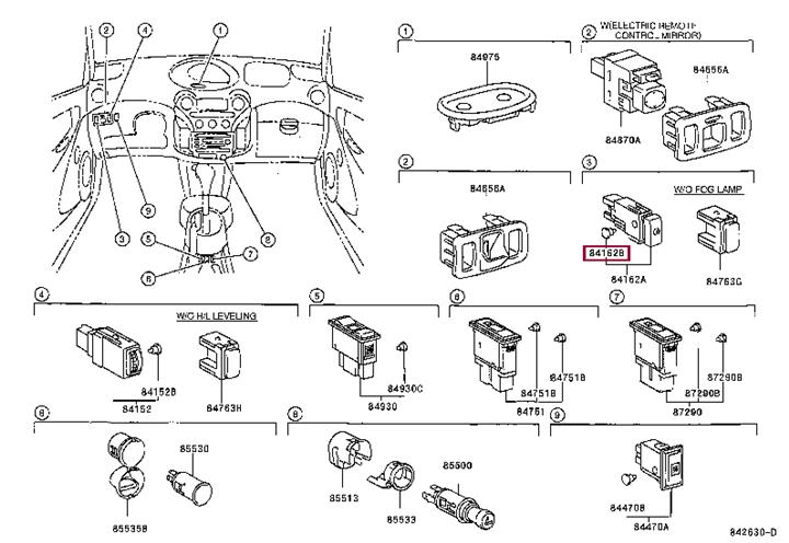 9001009005 Toyota Halogen lamp 12V