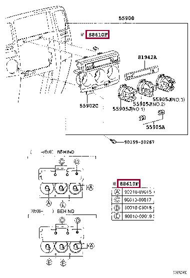 9001009015 Toyota Halogen lamp 12V