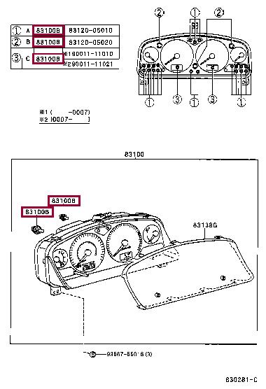9001111010 Toyota Halogen lamp 12V