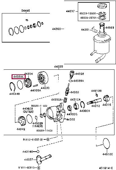 9002920058 Toyota Seal Ring