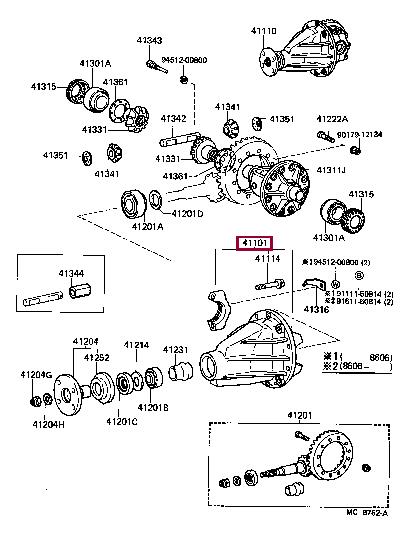 9011610075 Toyota Bolt