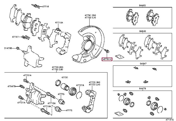 9011906227 Toyota Bolt