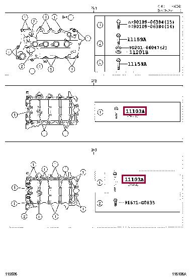 9011907009 Toyota Bolt
