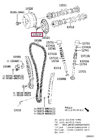 Buy Toyota 90119-10889 at a low price in United Arab Emirates!