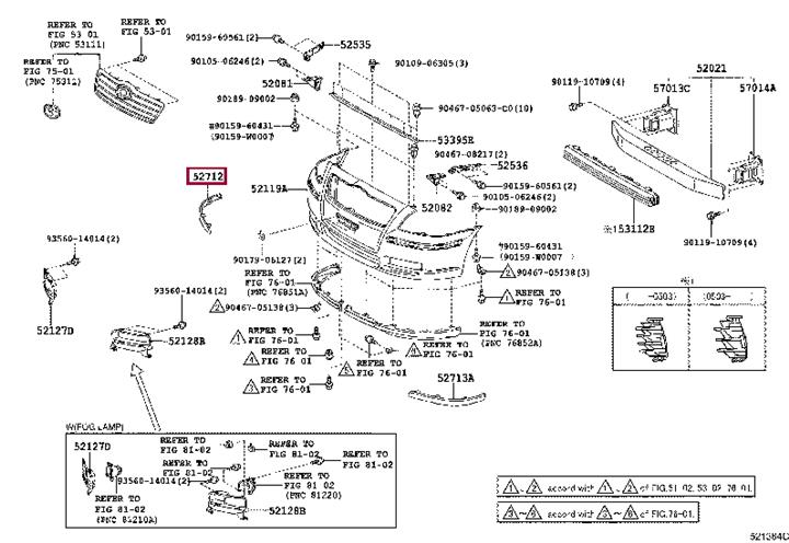 Buy Toyota 52712-05903 at a low price in United Arab Emirates!