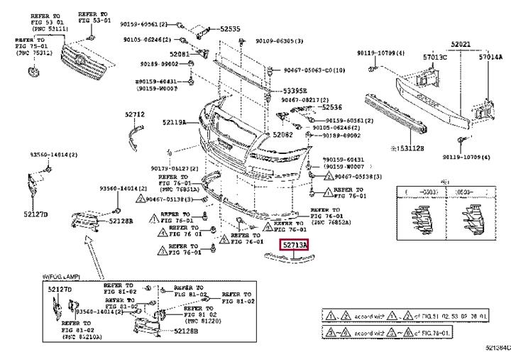 Buy Toyota 52713-05903 at a low price in United Arab Emirates!