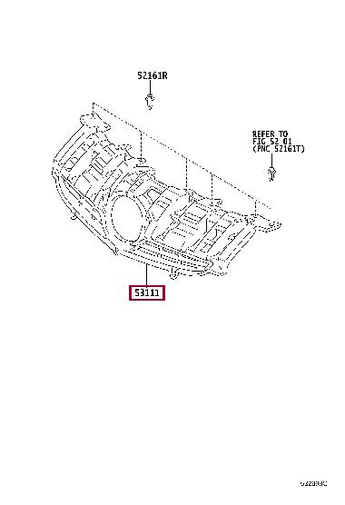 Buy Toyota 53111-47020 at a low price in United Arab Emirates!