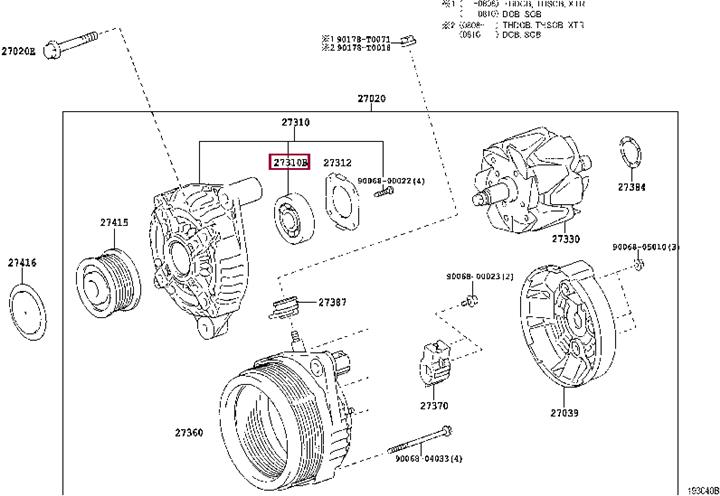 9009910220 Toyota Bearing