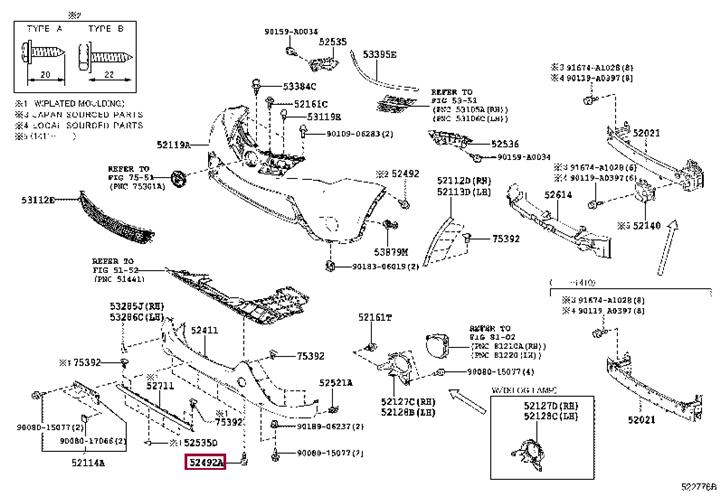 90119A0156 Toyota Bolt