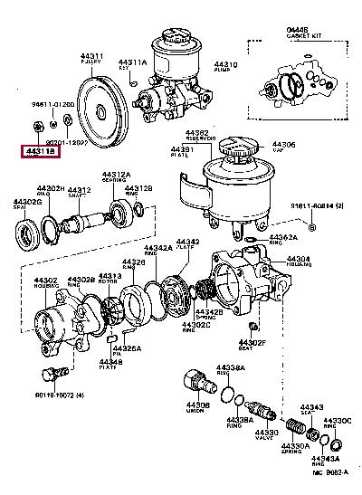 Toyota 90170-12011 Nut 9017012011 9017012011 Toyota Nut
