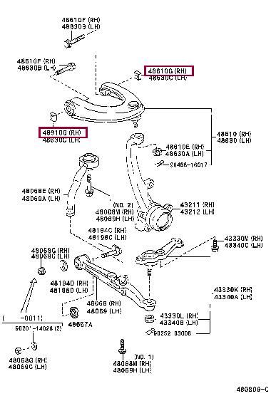 9017310010 Toyota Nut