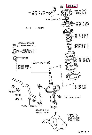 9017810018 Toyota Nut