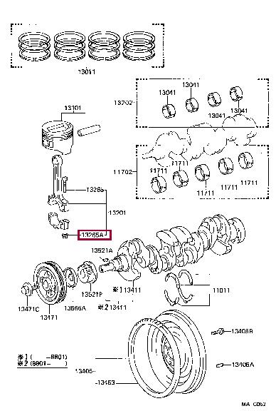 9017908014 Toyota Nut