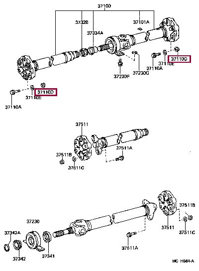9017912128 Toyota Nut