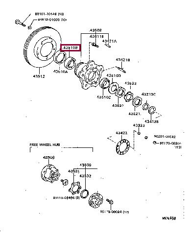 Toyota 90366-50011 BEARING RTP 50.77 K 9036650011 9036650011 Toyota BEARING RTP 50.77 K