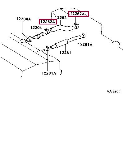 9046714017 Toyota Clip