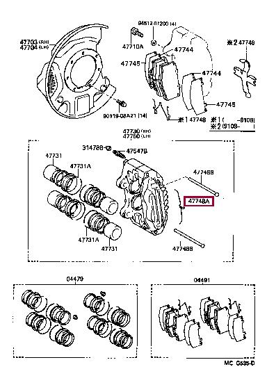 Toyota 90468-12019 Clamp 9046812019 9046812019 Toyota Clamp