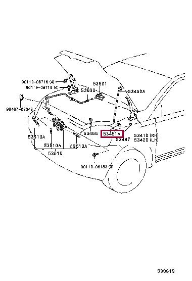 9048015034 Toyota Grommet