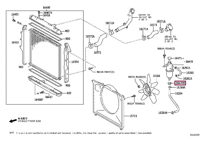 90480T0004 Toyota Grommet