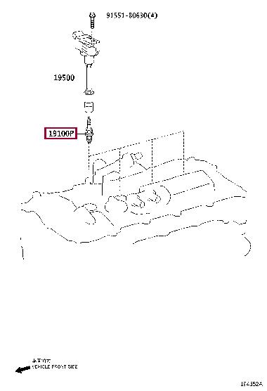 Spark plug Toyota 90919-01276