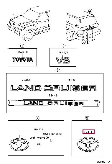 9097502046 Toyota Auto part