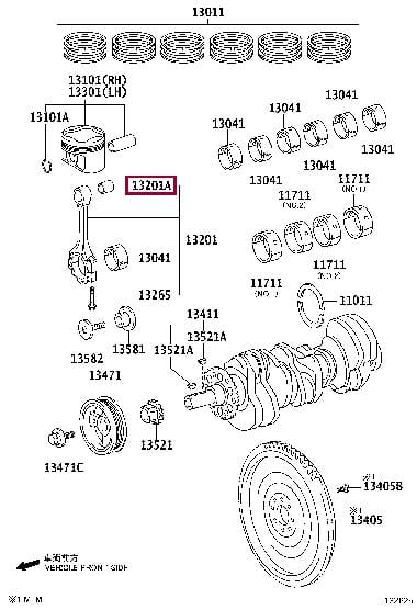 9099973144 Toyota Connecting rod bush