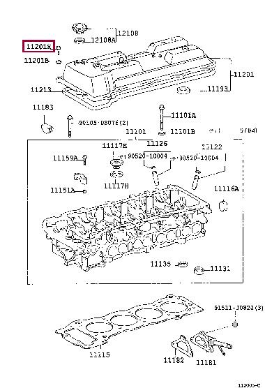 Toyota Cylinder head bolt (cylinder head) – price 13 PLN