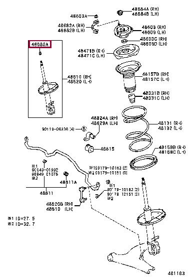 Nut Toyota 94184-61401