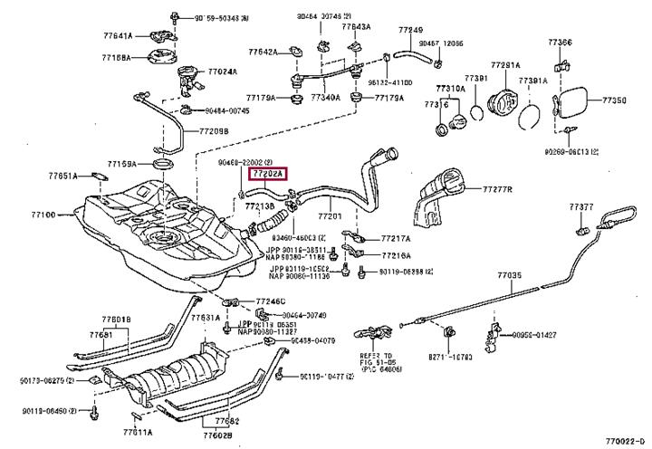 Toyota 95312-13024 Hose, fuel system pressure tester 9531213024