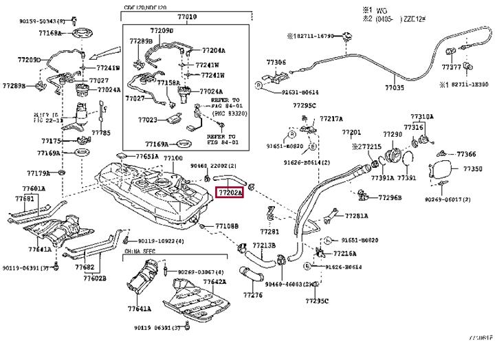 9531313034 Toyota Hose, fuel system pressure tester