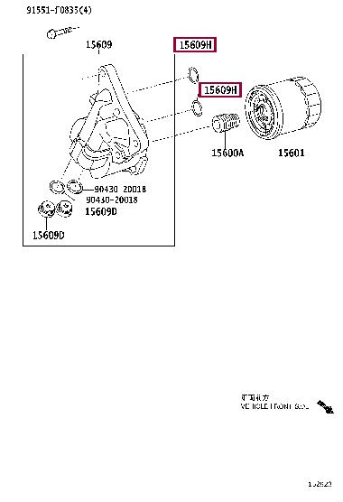 9672124020 Toyota Ring