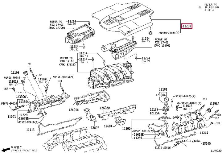 1120938020 Toyota COVER SUB-ASSY V-BA