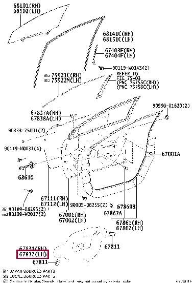 6783202330 Toyota Door