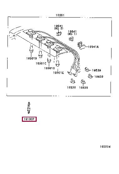 9008091161 Toyota Spark plug