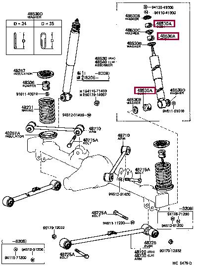 Toyota 90385-16004 Control arm bushing 9038516004 9038516004 Toyota Control arm bushing