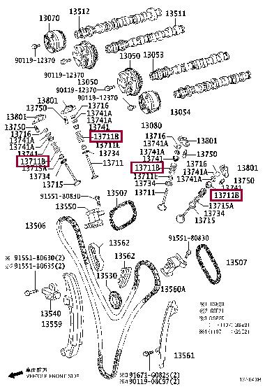 9050135046 Toyota Valve spring