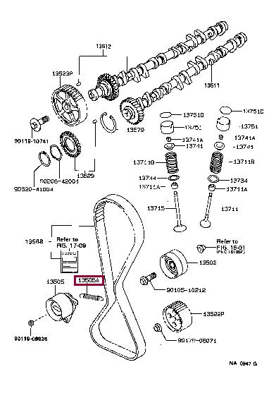 9050613003 Toyota Timing belt tensioner pulley