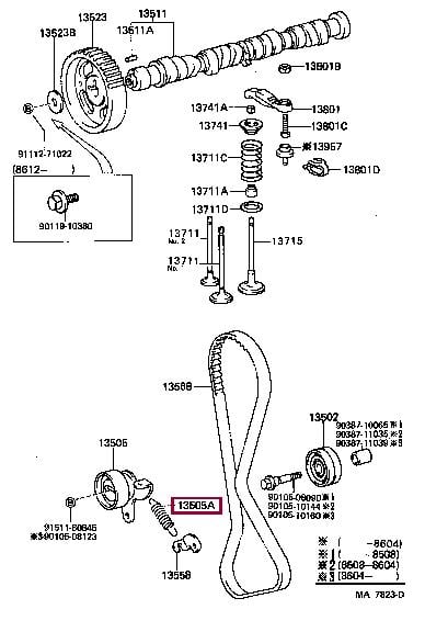 Buy Toyota 90506-16050 at a low price in United Arab Emirates!