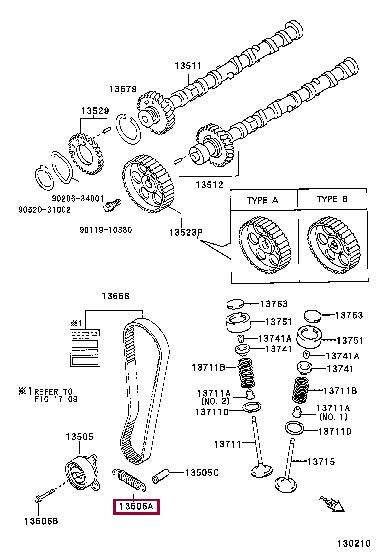 Toyota 90506-16065 SPRING, TENSION 9050616065