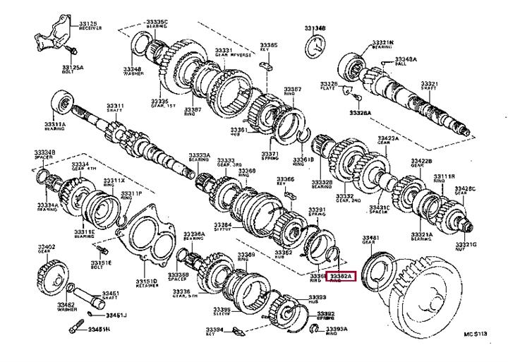 9052027046 Toyota Locking Ring